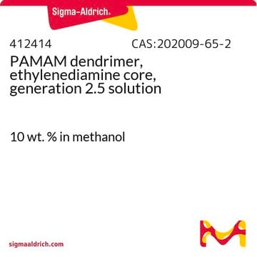 PAMAM dendrimer, ethylenediamine core, generation 2.5 solution 10&#160;wt. % in methanol