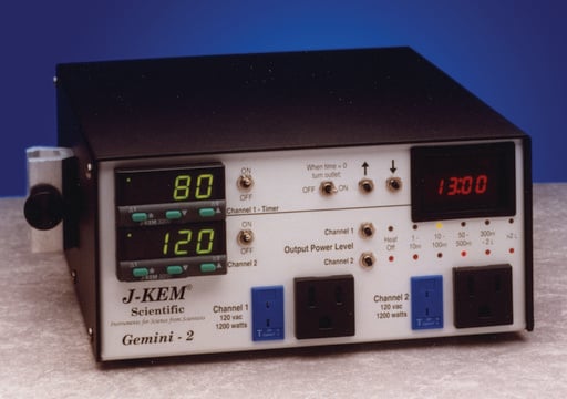 J-KEM&#174; dual temperature controller model Gemini, temperature -50-1,200&#160;°C