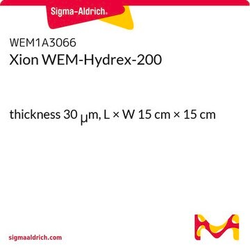 Xion WEM-Hydrex-200 thickness 30&#160;&#956;m, L × W 15&#160;cm × 15&#160;cm