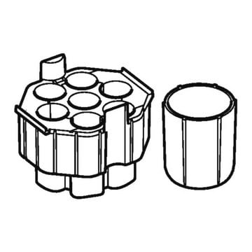 Adapter for Eppendorf&#174; S-4x Universal Large Rotor for 50 mL conical tubes/microtiter plates/250 mL flat-bottom or 175-225 mL conical tubes/microtiter plates, pkg of 2&#160;ea