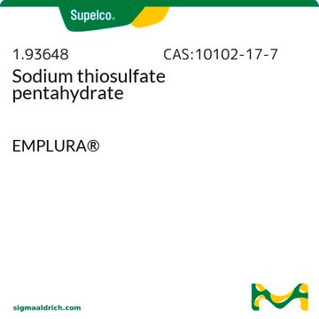 Tiosulfato de sodio pentahidratado EMPLURA&#174;