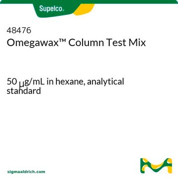 Omegawax Column Test Mix 50&#160;&#956;g/mL in hexane, analytical standard