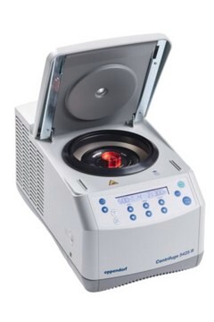 Eppendorf&#174; Centrifuge 5425 R keypad control, with rotor FA-24x2, AC/DC input 230 V (GB Plug)