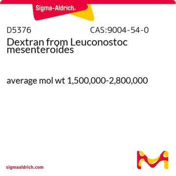 Dextran aus Leuconostoc mesenteroides average mol wt 1,500,000-2,800,000