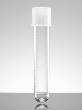 Corning&#174; Falcon&#174; Round Bottom Test Tubes capacity 14&#160;mL, cap, snap, sterile, case of 1000