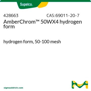 AmberChrom&#8482; 50WX4 hydrogen form hydrogen form, 50-100&#160;mesh