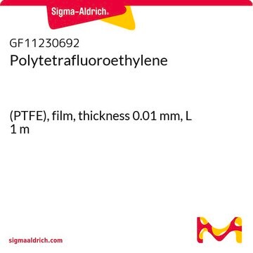 Polytetrafluoroethylene (PTFE), film, thickness 0.01&#160;mm, L 1&#160;m