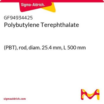 Polybutylene Terephthalate (PBT), rod, diam. 25.4&#160;mm, L 500&#160;mm