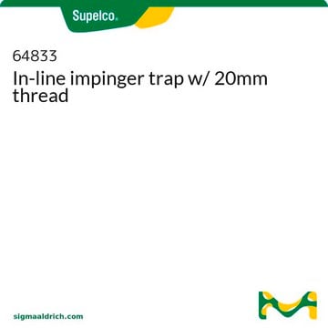 In-line Impinger Trap w/ 20mm thread