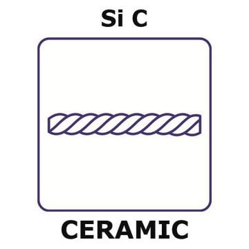 Silicon carbide fiber, tex number 209, length 1 m, filament diameter 0.015mm