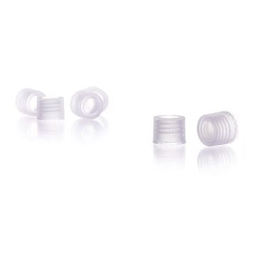 Kimble&#174; Closed Top Linerless Polypropylene Screw Thread Cap 18-415, natural screw cap