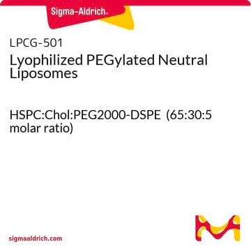 Lyophilized PEGylated Neutral Liposomes HSPC:Chol:PEG2000-DSPE (65:30:5 molar ratio)