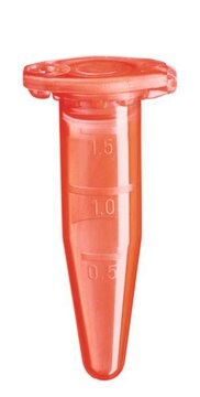 Eppendorf&#174; Safe-Lock micro test tubes capacity 1.5&#160;mL, red, pack of 1000&#160;ea