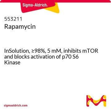 Rapamycin Ready Made Solution, 2.5 mg/mL in DMSO (2.74 mM), from Streptomyces hygroscopicus