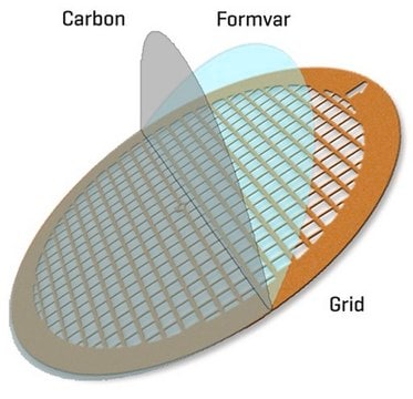 Formvar/Carbon Supported Copper Grids grid size 200&#160;mesh, box of 25