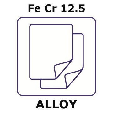 Stainless Steel - AISI 410 alloy, FeCr12.5 foil, 50 x 50mm, 0.5mm thickness