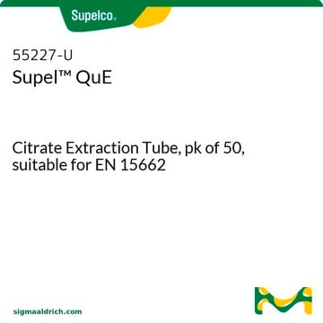 Supel&#8482;&nbsp;QuE Citrate Extraction Tube, pk of 50, suitable for EN 15662