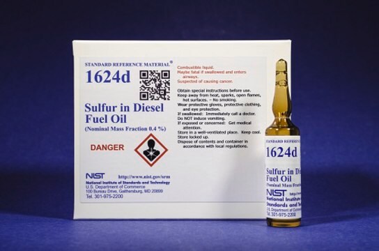 Sulfur in diesel fuel oil NIST&#174; SRM&#174; 1624d, (0.4%)