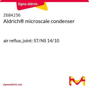 Aldrich&#174; microscale condenser air reflux, joint: ST/NS 14/10