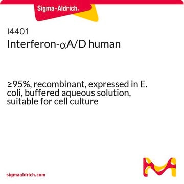 干扰素-&#945;A/D 人 &#8805;95%, recombinant, expressed in E. coli, buffered aqueous solution, suitable for cell culture