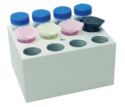 Block for digital dry bath and MyBlock&#8482; Holds 12 x 5.0 mL tubes