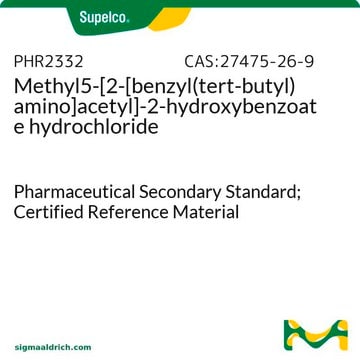 Methyl5-[2-[benzyl(tert-butyl)amino]acetyl]-2-hydroxybenzoate hydrochloride Pharmaceutical Secondary Standard; Certified Reference Material