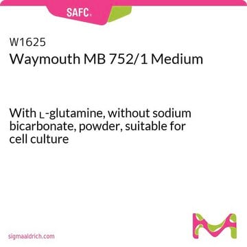 Waymouth MB 752/1 Medium With L-glutamine, without sodium bicarbonate, powder, suitable for cell culture