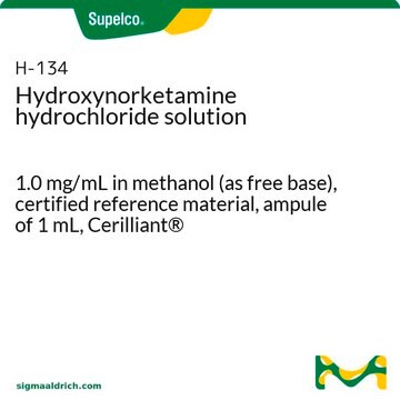 Hydroxynorketamine hydrochloride solution 1.0&#160;mg/mL in methanol (as free base), certified reference material, ampule of 1&#160;mL, Cerilliant&#174;