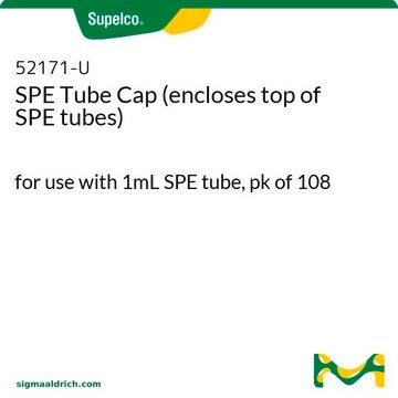 SPE Tube Cap (encloses top of SPE tubes) for use with 1mL SPE tube, pk of 108