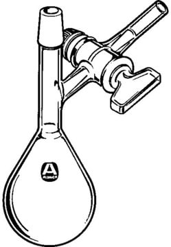 Schlenk Kjeldahl reaction and storage flask capacity 100&#160;mL, male joint: ST/NS 24/40