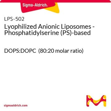 Lyophilized Anionic Liposomes - Phosphatidylserine (PS)-based DOPS:DOPC (80:20 molar ratio)