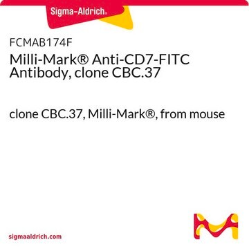 Milli-Mark&#174; Anti-CD7-FITC Antibody, clone CBC.37 clone CBC.37, Milli-Mark&#174;, from mouse