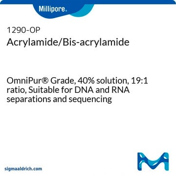 Acrylamide/Bis-acrylamide OmniPur&#174; Grade, 40% solution, 19:1 ratio, Suitable for DNA and RNA separations and sequencing