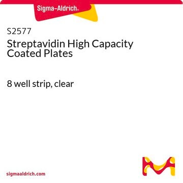 Streptavidin High Capacity Coated Plates 8 well strip, clear