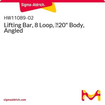 Lifting Bar, 8 Loop, &#8709;20" Body, Angled