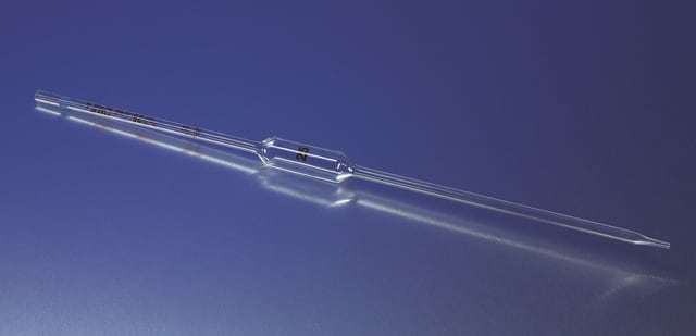 Pyrex&#174; volumetric pipette, certified, to contain, to deliver, Class A volume 2&#160;mL