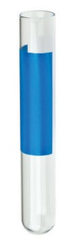 KIMBLE&#174; Mark-M&#8482; rimless culture tube with blue marking spot round bottom borosilicate glass, tube diam. × L (12&#160;mm) (75&#160;mm), non-sterile