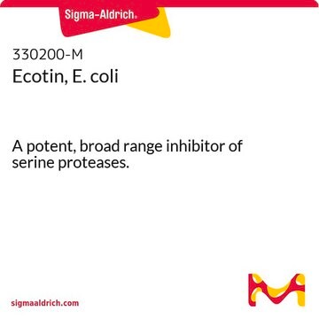 Ecotin, E. coli A potent, broad range inhibitor of serine proteases.