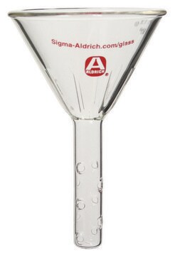 Aldrich&#174; solvent-pouring funnel stem L × O.D. 65&#160;mm × 28&#160;mm