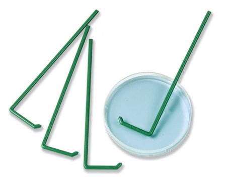 L-Shape Cell Spreader green, sterile, pack of 500&#160;ea (individually wrapped)