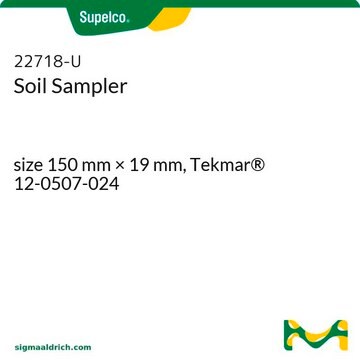 Soil Sampler size 150&#160;mm × 19&#160;mm, Tekmar&#174; 12-0507-024