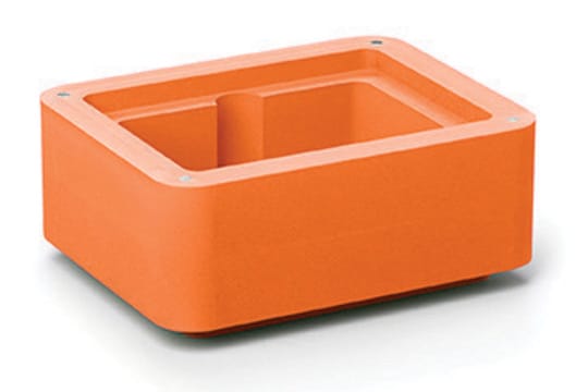 Extension Collar, for Corning&#174; CoolBox&#8482; XT System orange