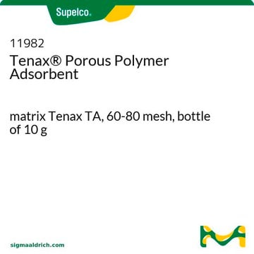 Adsorbente de polímero poroso TENAX&#174; matrix Tenax TA, 60-80&#160;mesh, bottle of 10&#160;g