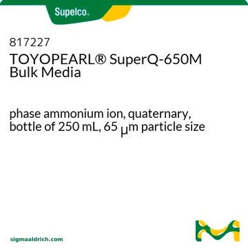 TOYOPEARL&#174; SuperQ-650M phase ammonium ion, quaternary, bottle of 250&#160;mL, 65&#160;&#956;m particle size