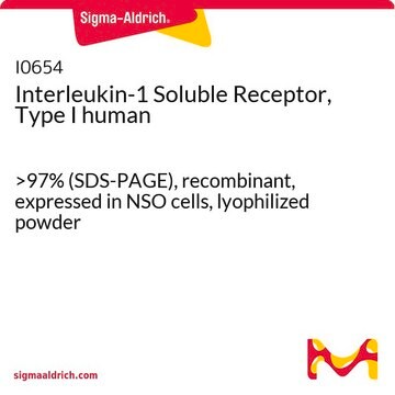 Interleukin-1 Soluble Receptor, Type I human &gt;97% (SDS-PAGE), recombinant, expressed in NSO cells, lyophilized powder