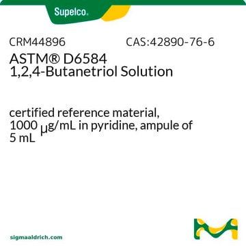 ASTM&#174; D6584 1,2,4-Butanetriol Solution certified reference material, 1000&#160;&#956;g/mL in pyridine, ampule of 5&#160;mL