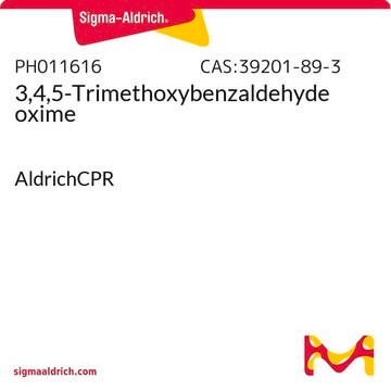 3,4,5-Trimethoxybenzaldehyde oxime AldrichCPR