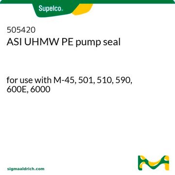 ASI UHMW PE pump seal for use with M-45, 501, 510, 590, 600E, 6000