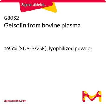 Gelsolin from bovine plasma &#8805;95% (SDS-PAGE), lyophilized powder