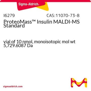 ProteoMass&#8482; Insulin MALDI-MS-Standard vial of 10&#160;nmol, monoisotopic mol wt 5,729.6087&#160;Da